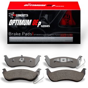 Ford Crown Victoria Brake Pads - Rear - R1 Concepts - Optimum OE - `03-`11
